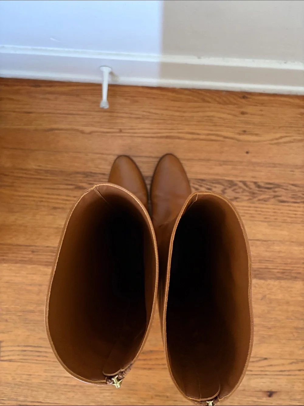 Doen Cognac Tall Leather Over-the-Knee Boots